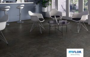 Mflor Abstract Chocolate Black 53121 sfeerbeeld